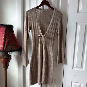 Mandee Beige Knit Top